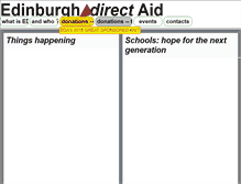 Tablet Screenshot of edinburghdirectaid.org